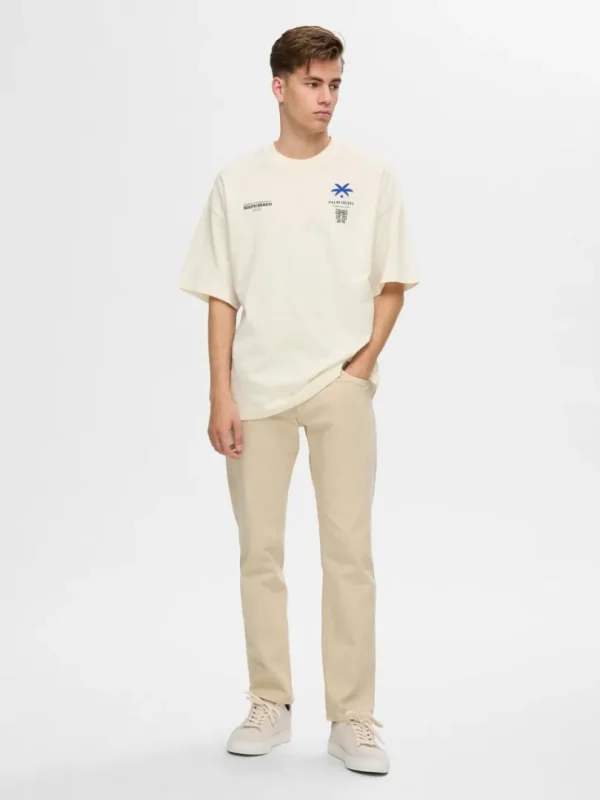 T-shirts>SELECTED BOXY FIT T-SHIRT White