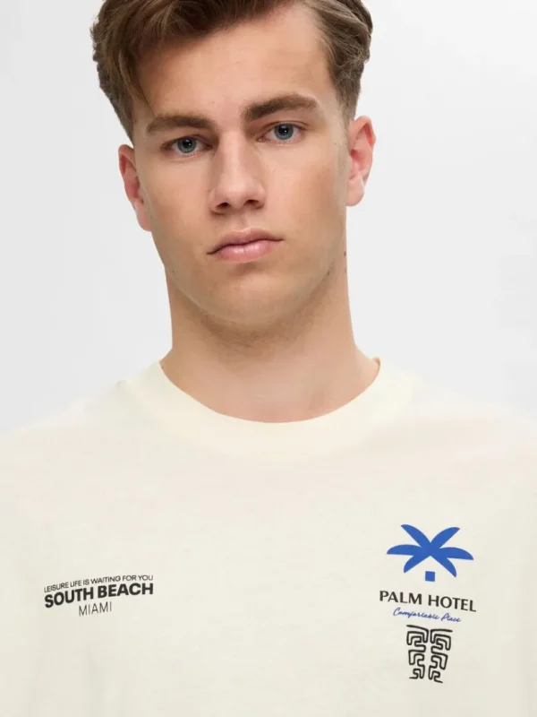 T-shirts>SELECTED BOXY FIT T-SHIRT White