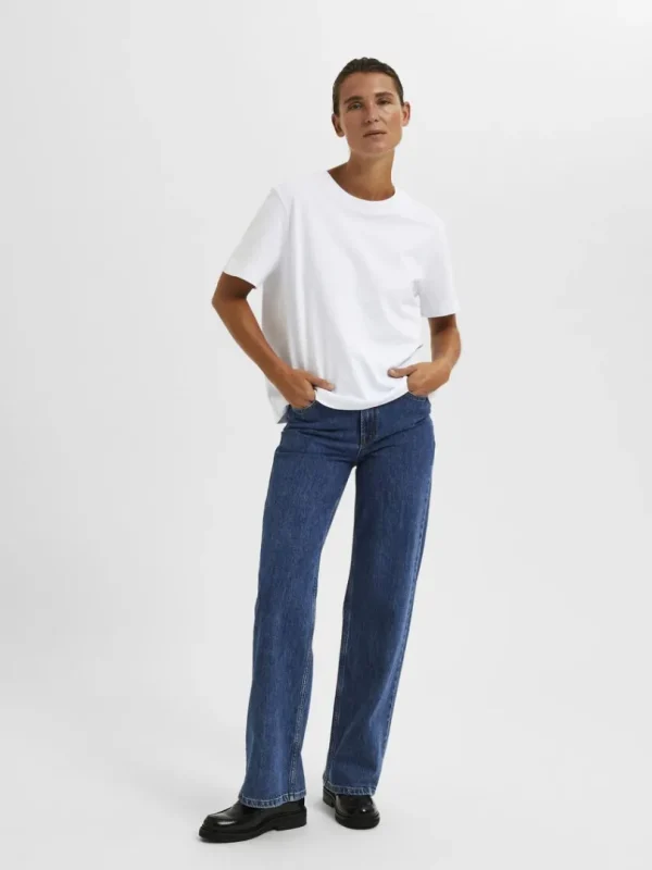 T-shirts>SELECTED BOXY T-SHIRT White