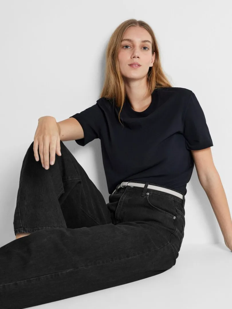 boxy_tshirt_2-4.webp T-shirts>SELECTED BOXY T-SHIRT Black