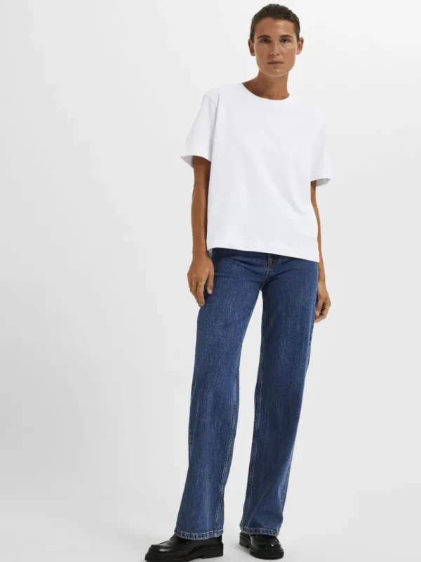 T-shirts>SELECTED BOXY T-SHIRT White