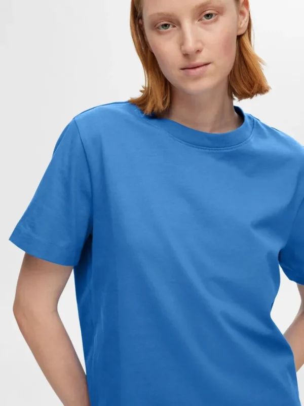 T-shirts>SELECTED BOXY T-SHIRT Blue