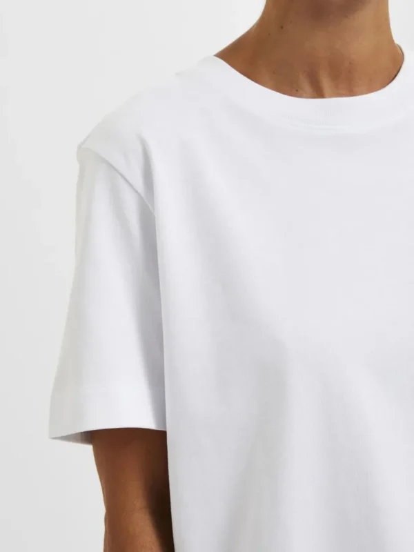 T-shirts>SELECTED BOXY T-SHIRT White