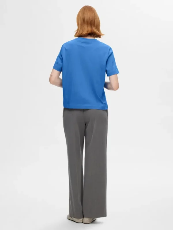 T-shirts>SELECTED BOXY T-SHIRT Blue