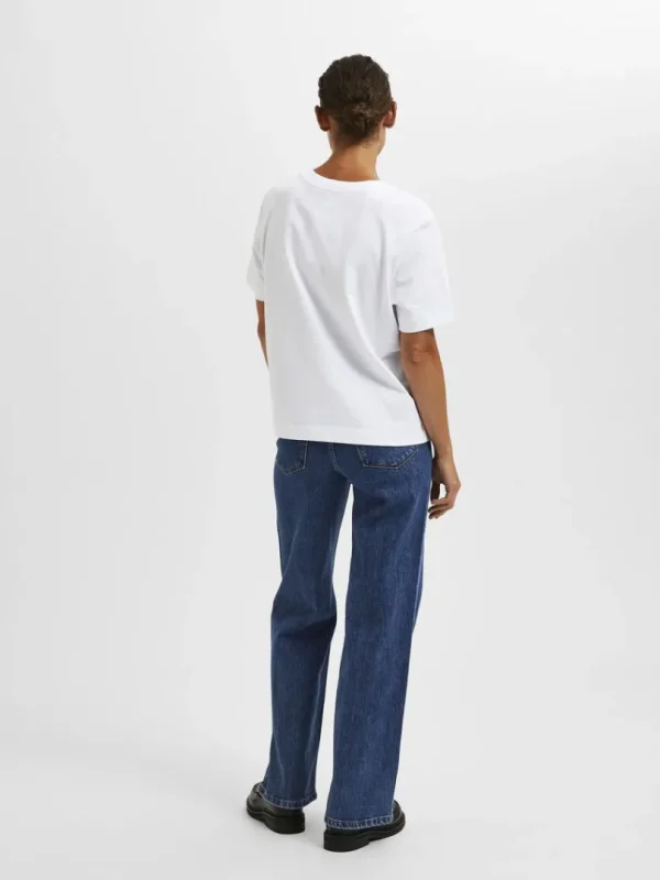 T-shirts>SELECTED BOXY T-SHIRT White