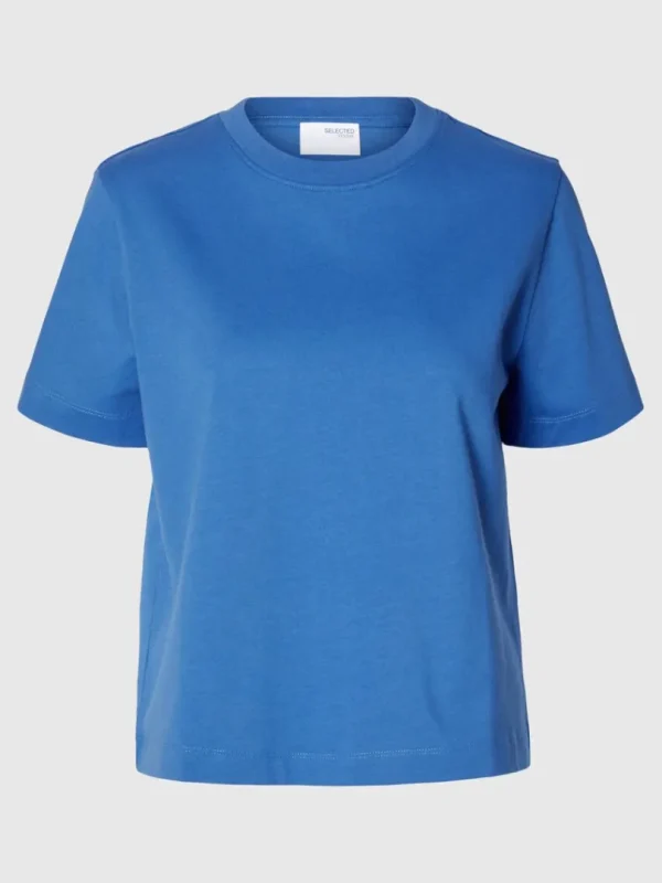 T-shirts>SELECTED BOXY T-SHIRT Blue