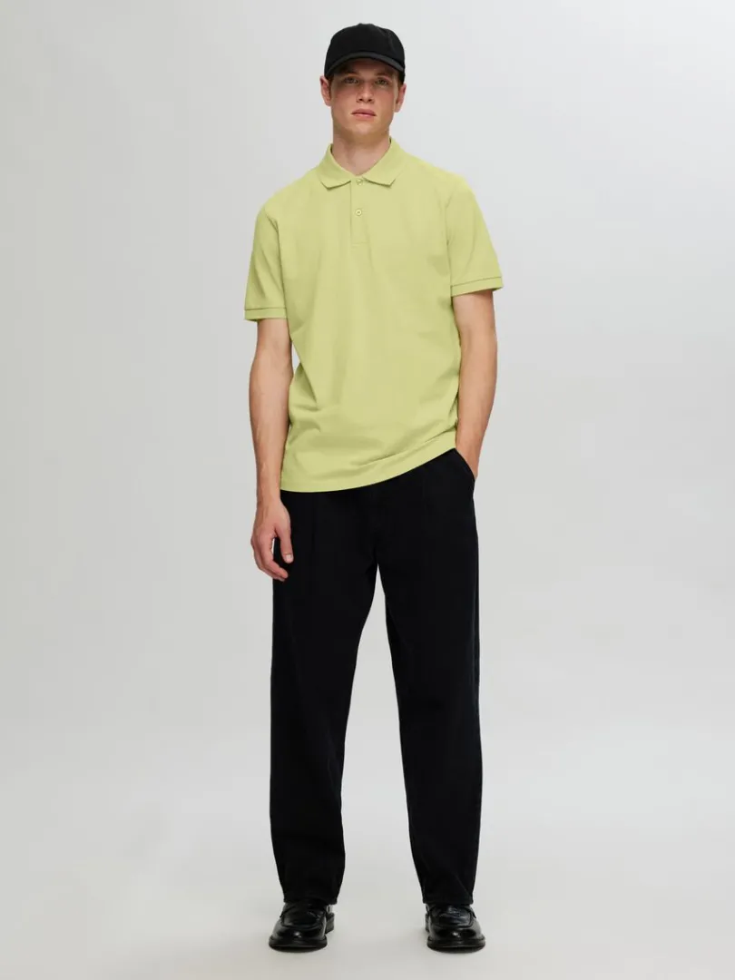 broderet_polo_1.webp Poloer>SELECTED BRODERET POLO Green