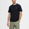 T-shirts>SELECTED BRODERET T-SHIRT Blue