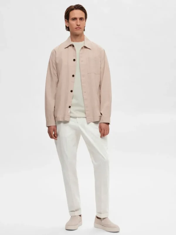 T-shirts>SELECTED BRODERET T-SHIRT White