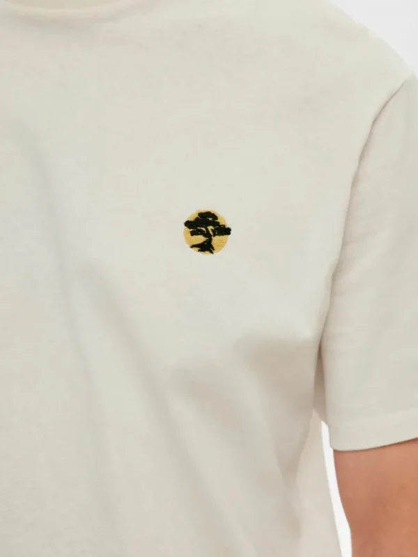 T-shirts>SELECTED BRODERET T-SHIRT White