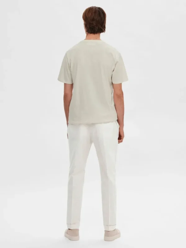 T-shirts>SELECTED BRODERET T-SHIRT White