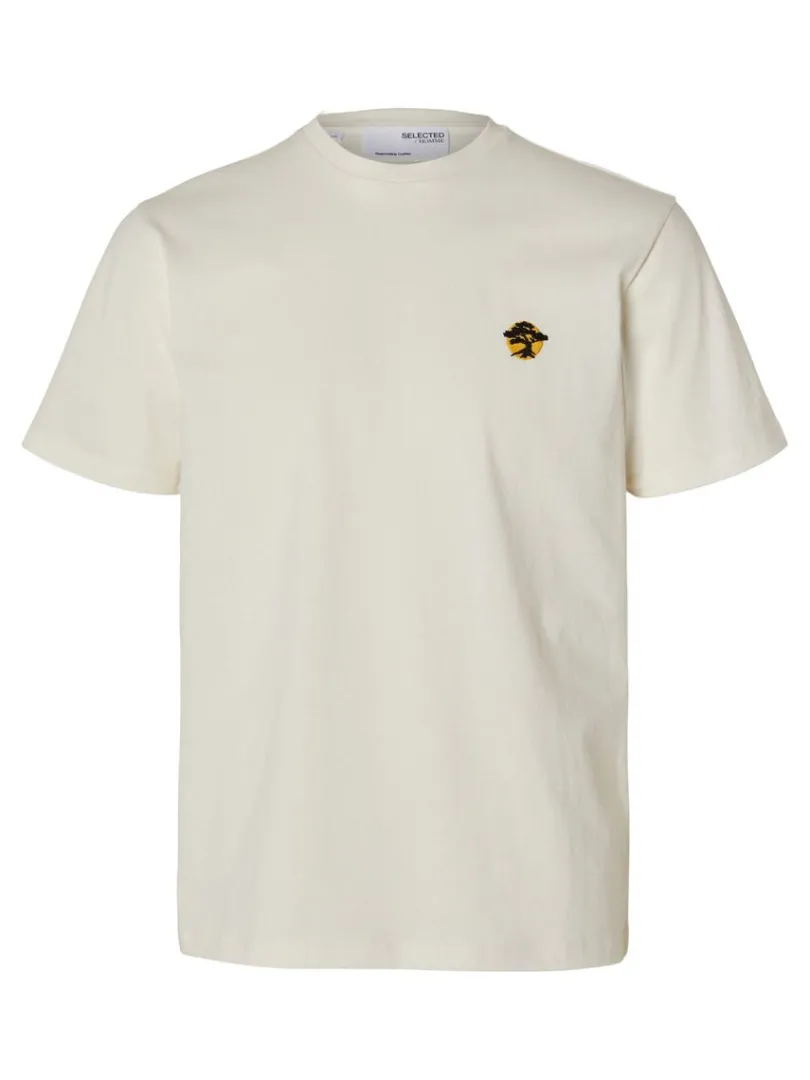 broderet_tshirt_5-7.webp T-shirts>SELECTED BRODERET T-SHIRT White