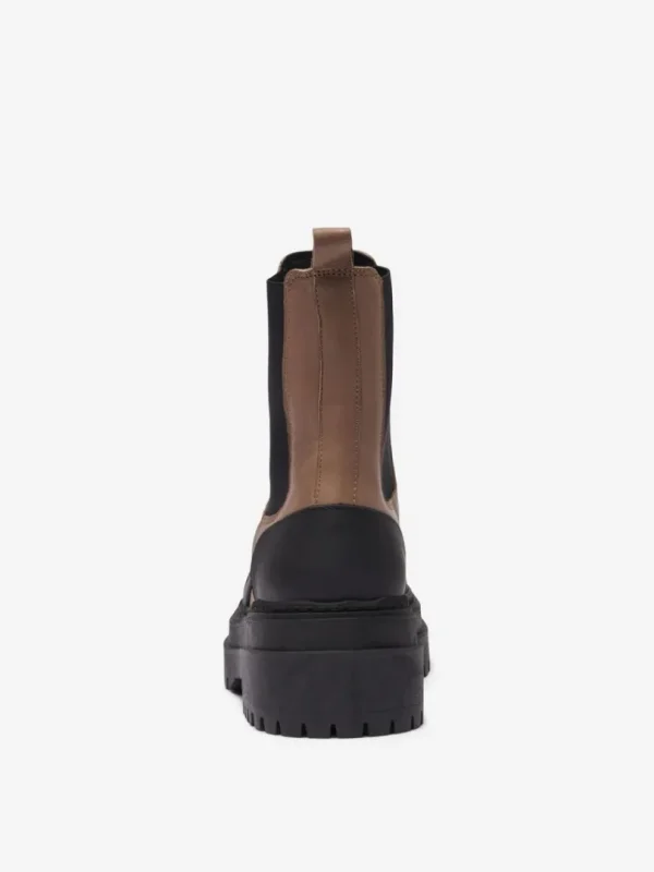 Sko>SELECTED CHUNKY CHELSEA-STØVLER Brown