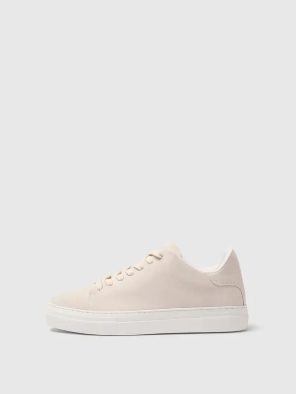 Sko>SELECTED CHUNKY RUSKINDS- SNEAKERS White