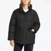 Overtøj>SELECTED COATED DYNEJAKKE Black