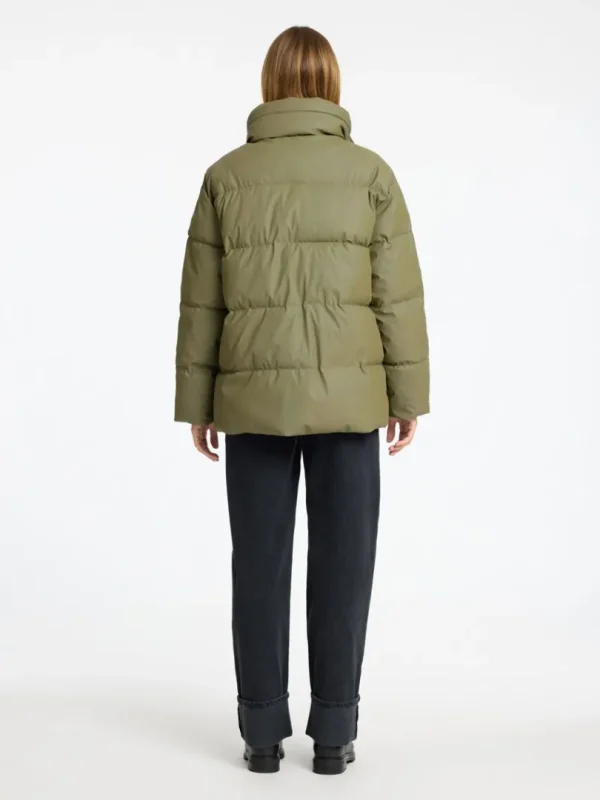 Overtøj>SELECTED COATED DYNEJAKKE Green