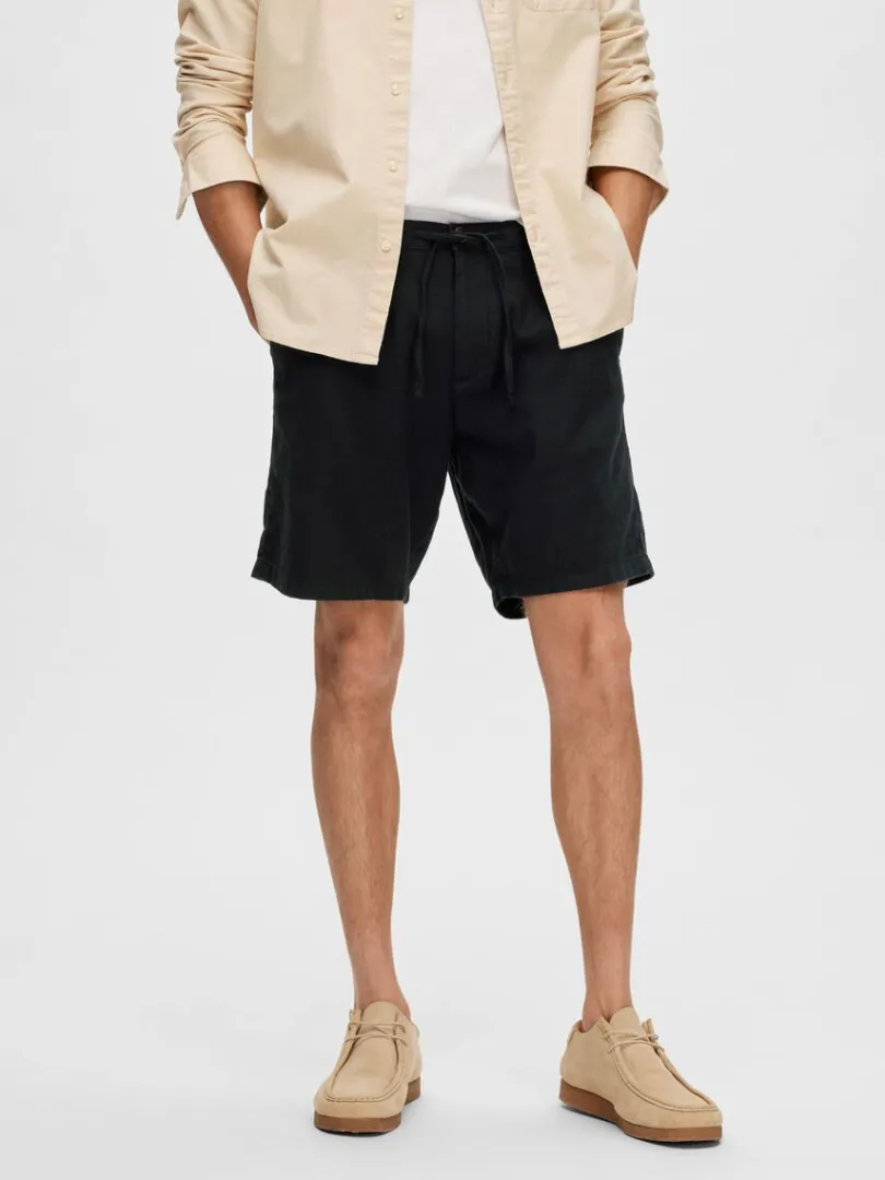 comfort_fit_shorts_0-10.webp Shorts>SELECTED COMFORT FIT SHORTS Black