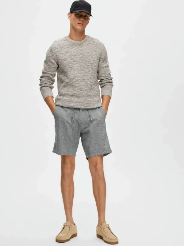 Shorts>SELECTED COMFORT FIT SHORTS Blue