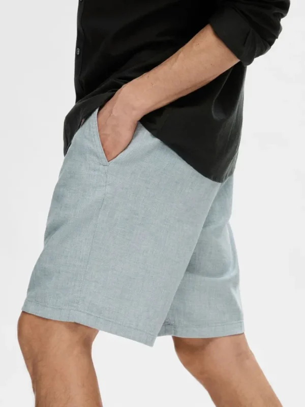 Shorts>SELECTED COMFORT FIT SHORTS Blue