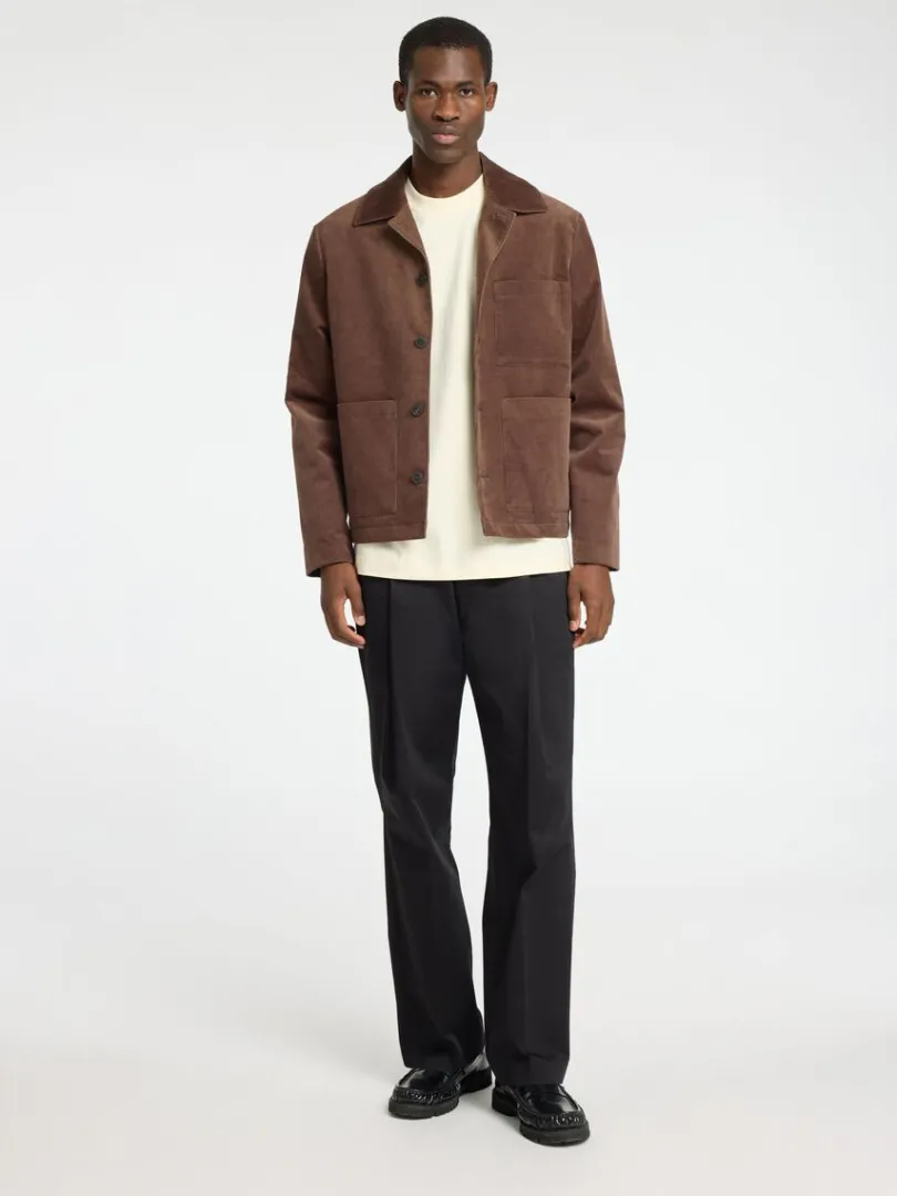 corduroy_blazer_2.webp Jakkesæt & Blazers>SELECTED CORDUROY BLAZER Brown