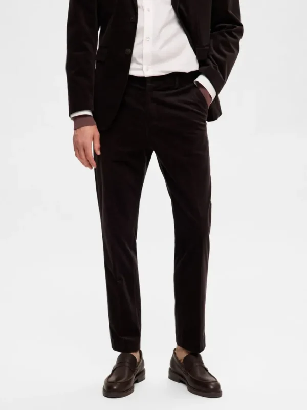 Bukser | Jakkesæt & Blazers>SELECTED CORDUROY BUKSER Brown
