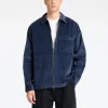Overtøj | Skjorter>SELECTED CORDUROY OVERSHIRT Blue