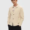Overtøj | Skjorter>SELECTED CORDUROY OVERSHIRT Beige