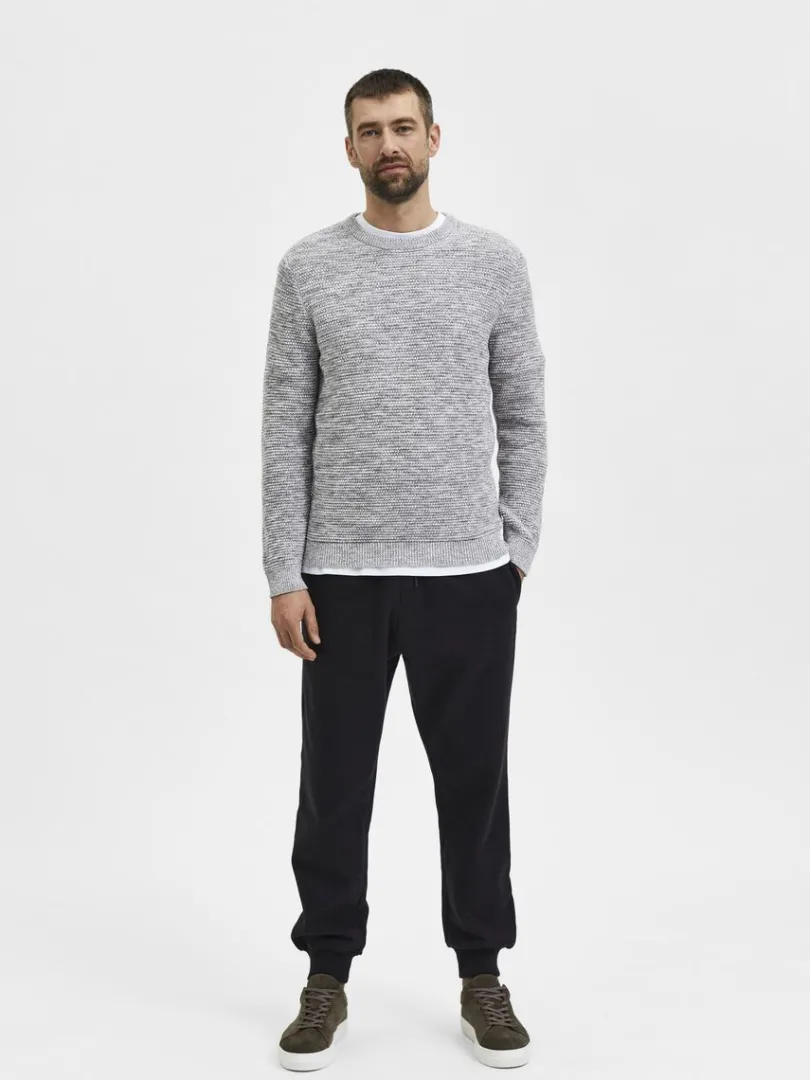 crew_neck_striktrje_1-6.webp Strik>SELECTED CREW NECK STRIKTRØJE Grey