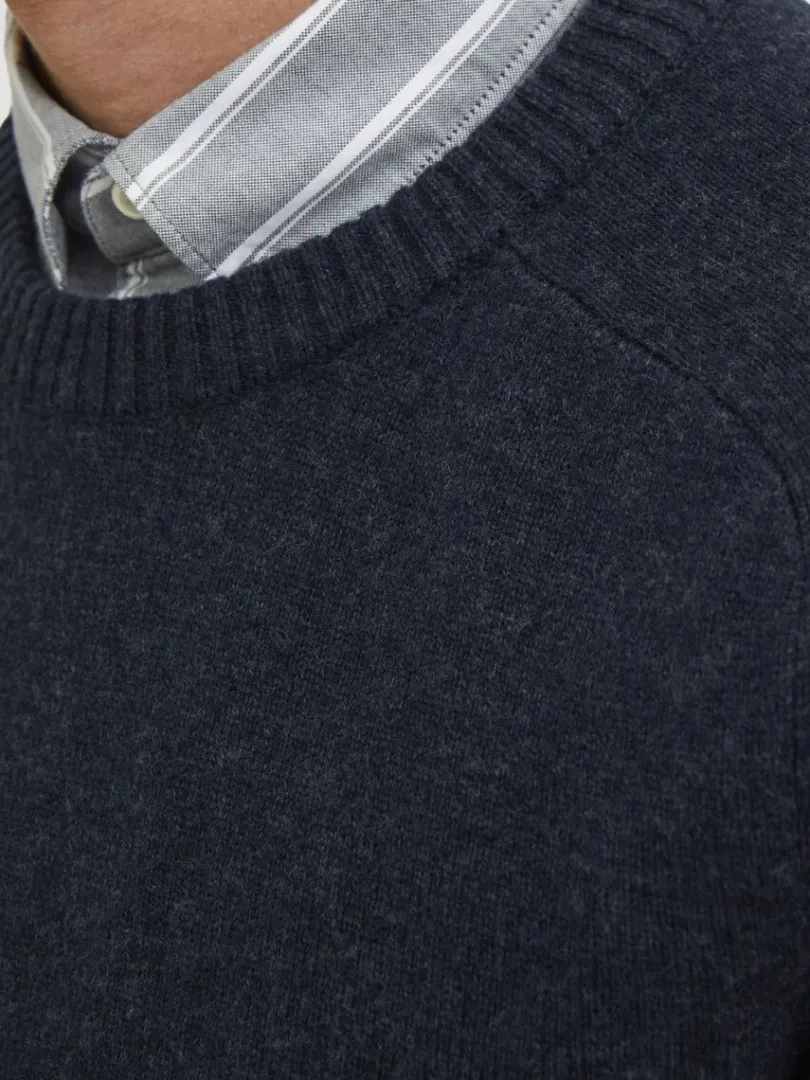 crew_neck_striktrje_3.webp Strik>SELECTED CREW NECK STRIKTRØJE Blue