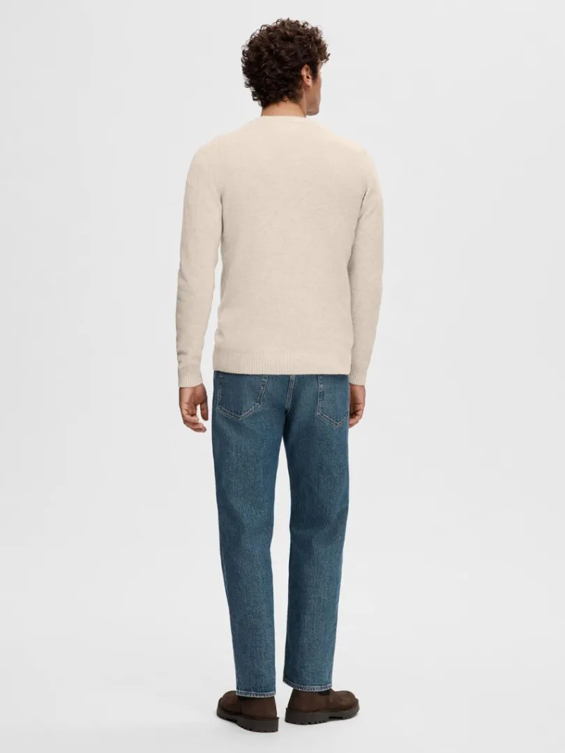 crew_neck_striktrje_5-1.webp Strik>SELECTED CREW NECK STRIKTRØJE Beige