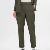 Bukser>SELECTED CROPPED TAPERED BUKSER Green