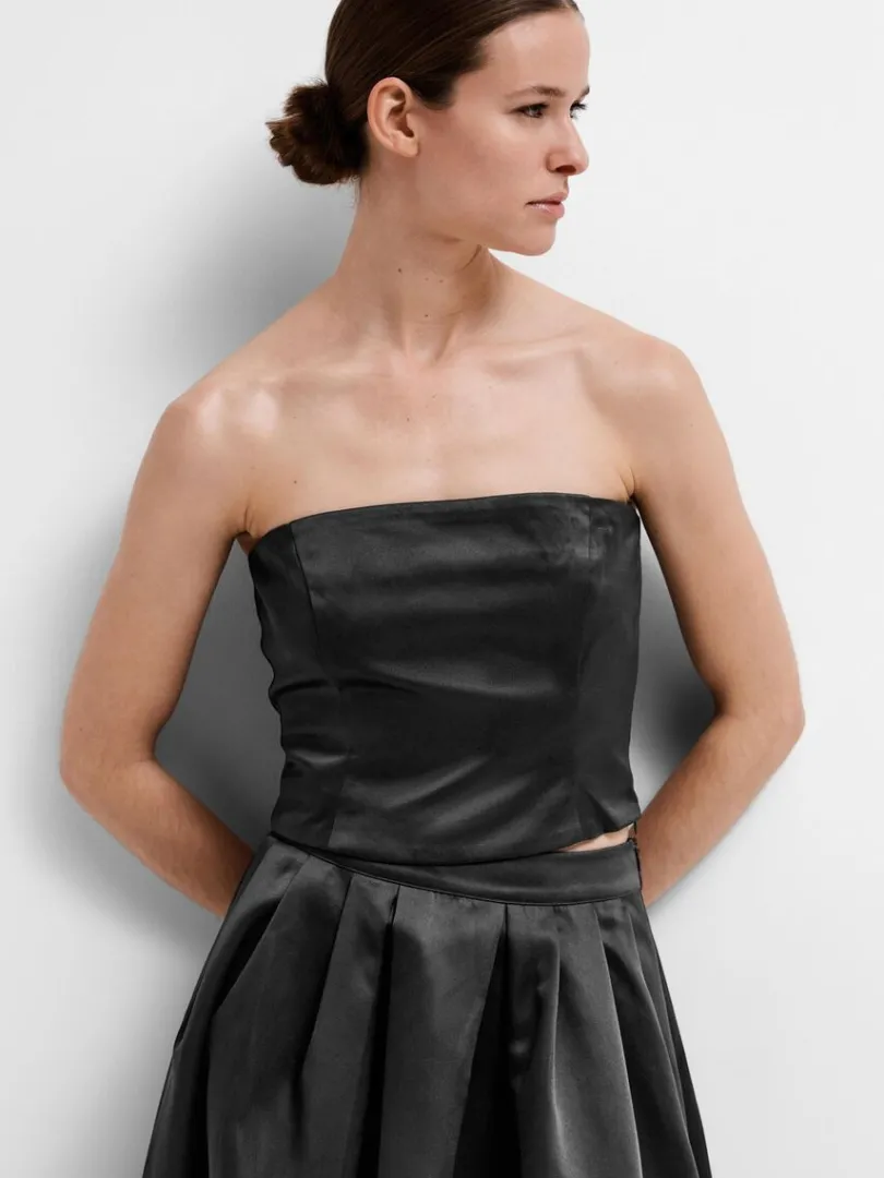 cropped_tubetop_2.webp Toppe Og Bluser>SELECTED CROPPED TUBE-TOP Black