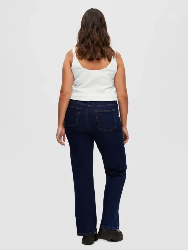 Jeans>SELECTED CURVE BOOTCUT JEANS Blue