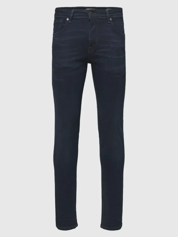 Jeans>SELECTED DARK WASH SLIM FIT JEANS Blue