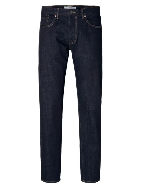 Jeans>SELECTED DARK WASH SLIM FIT JEANS Blue