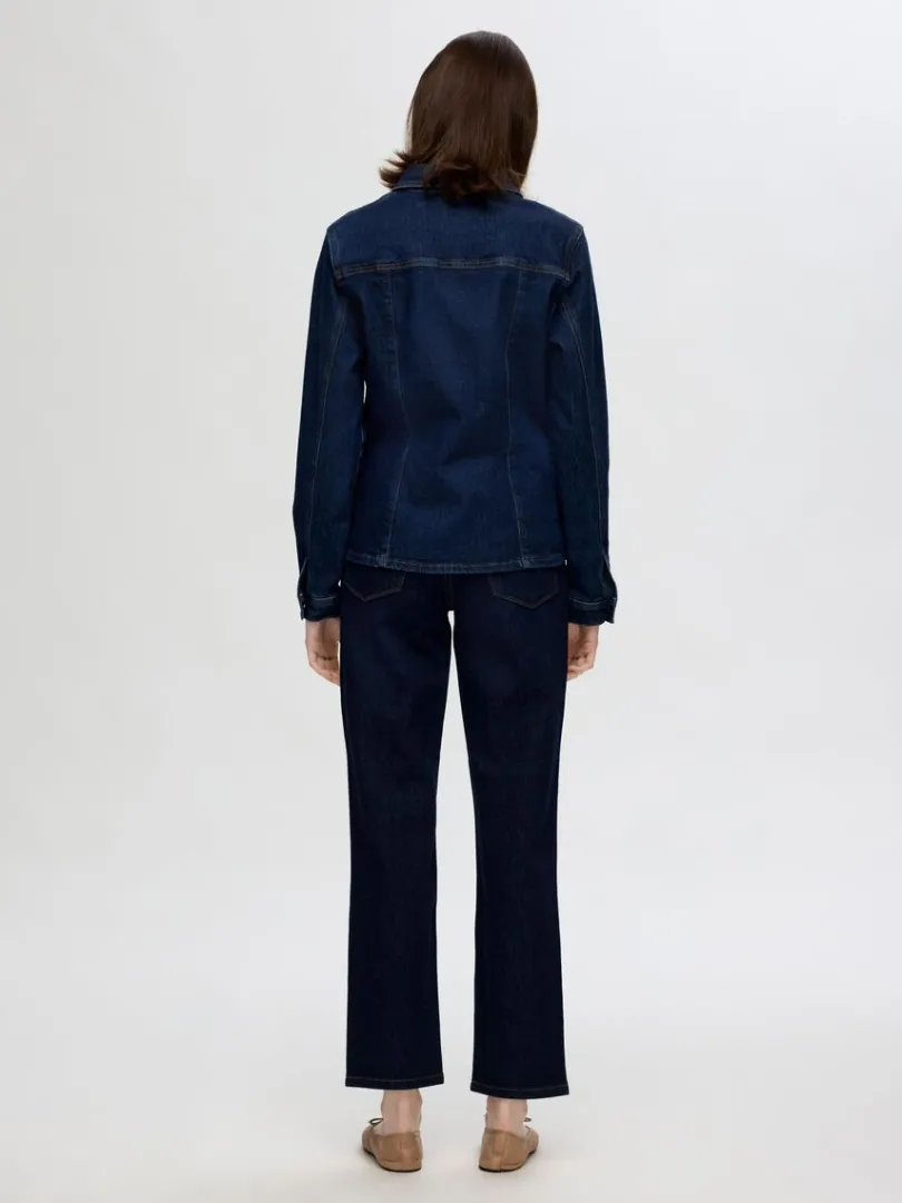 dark_wash_straight_fit_je_4.webp Jeans>SELECTED DARK WASH STRAIGHT FIT JEANS Blue