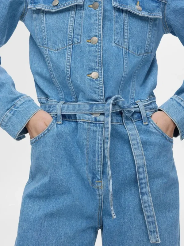 Kjoler>SELECTED DENIM BUKSEDRAGT Blue