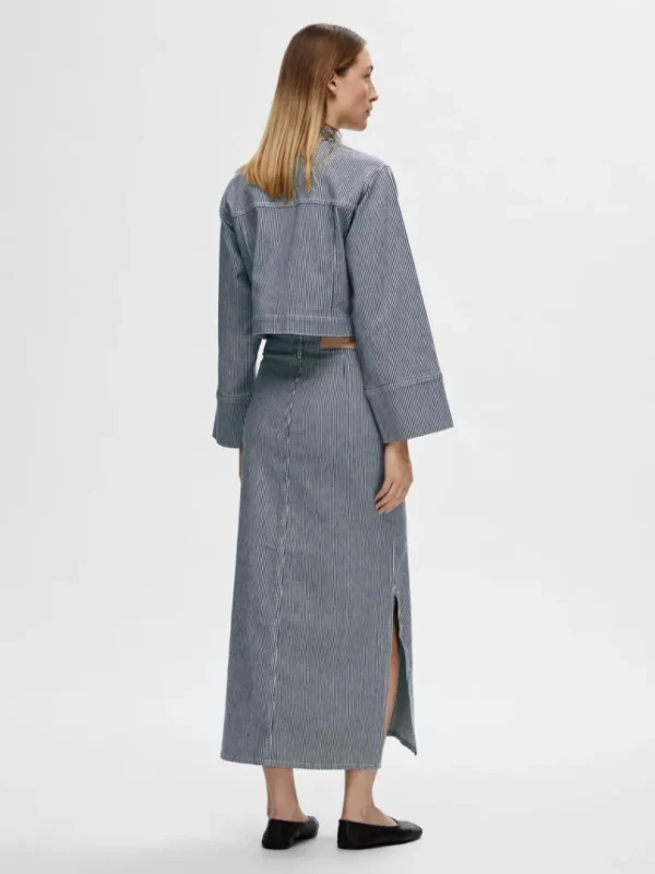 Nederdele>SELECTED DENIM MAXINEDERDEL Blue