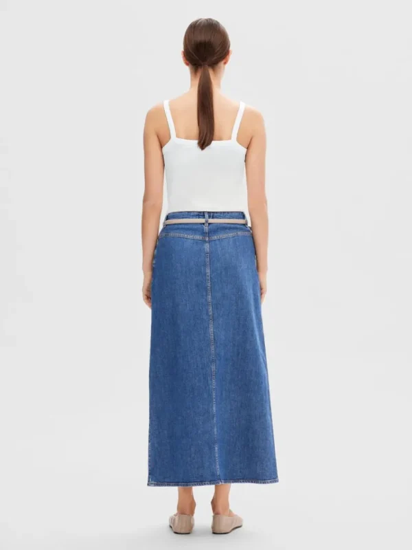 Nederdele>SELECTED DENIM MAXINEDERDEL Blue