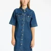 Kjoler>SELECTED DENIM MIDIKJOLE Blue