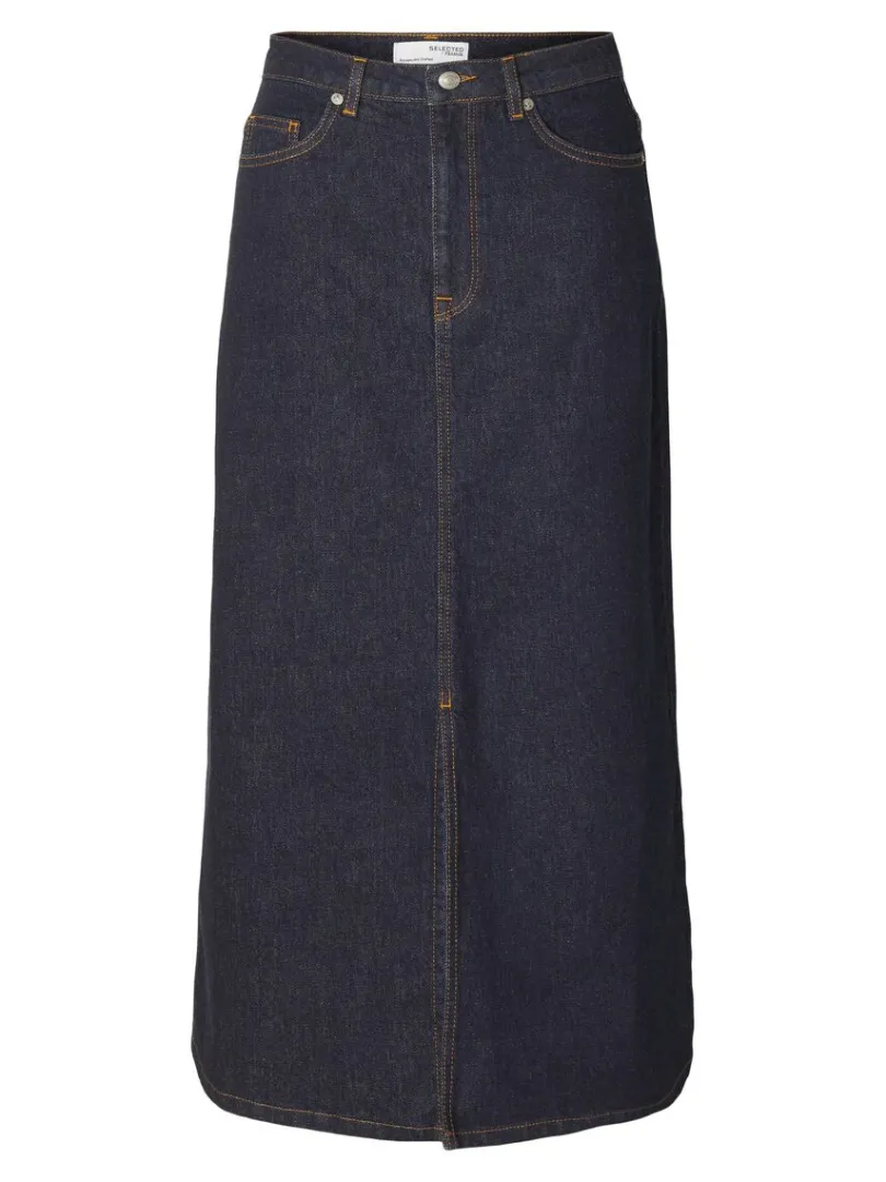 denim_midinederdel_0-1.webp Nederdele>SELECTED DENIM MIDINEDERDEL Blue