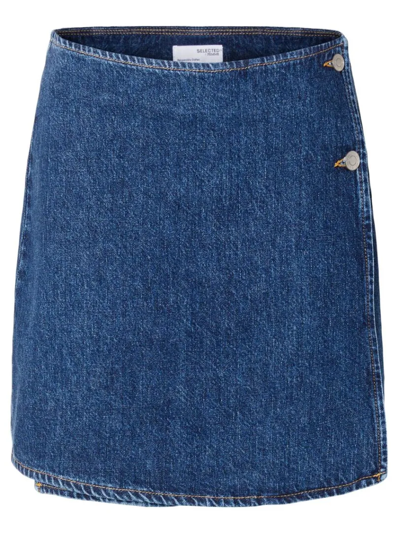 denim_slomnederdel_0.webp Nederdele>SELECTED DENIM SLÅ-OM-NEDERDEL Blue
