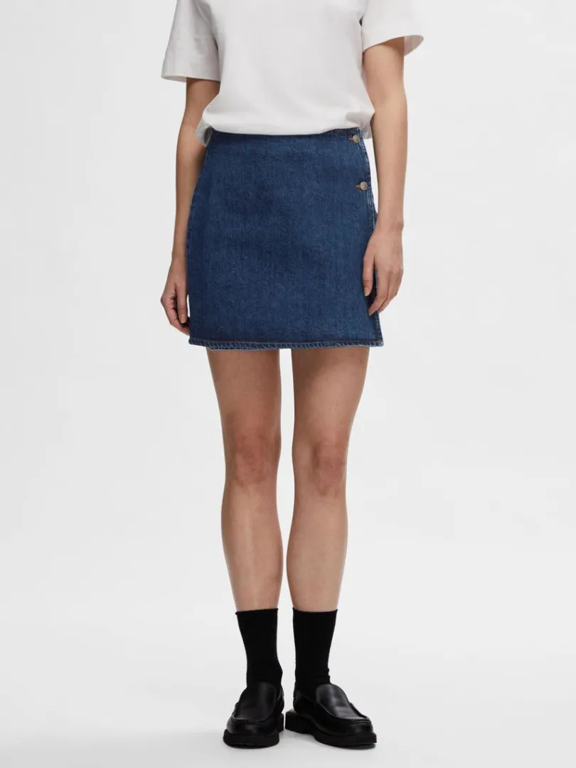 denim_slomnederdel_1.webp Nederdele>SELECTED DENIM SLÅ-OM-NEDERDEL Blue