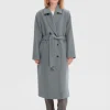 Overtøj>SELECTED DOBBELTRADET FRAKKE Grey