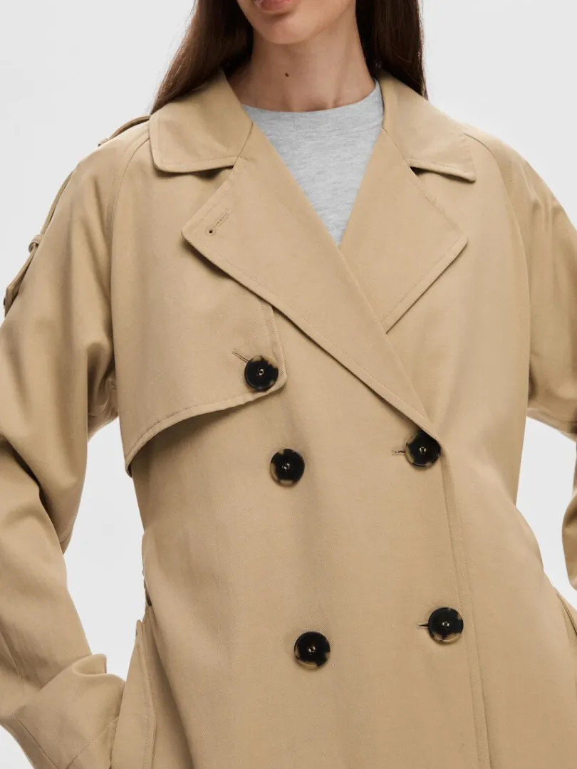 dobbeltradet_trenchcoat_3-1.webp Overtøj>SELECTED DOBBELTRADET TRENCHCOAT Brown