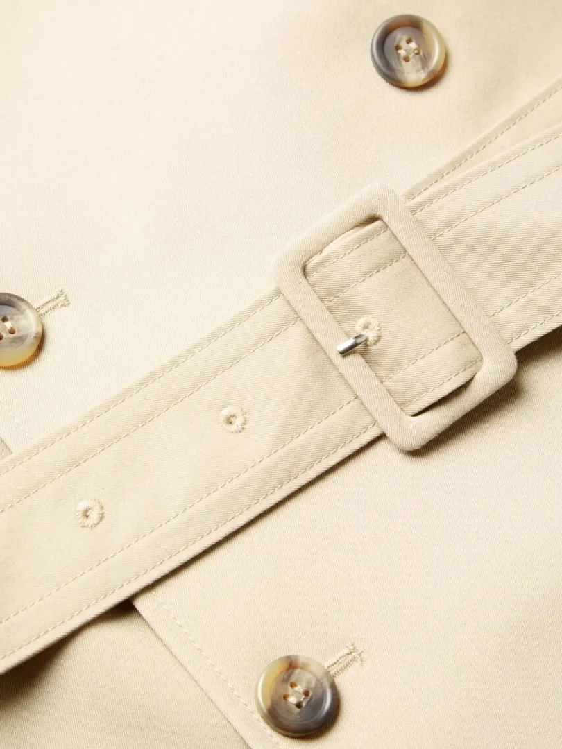 dobbeltradet_trenchcoat_6.webp Overtøj>SELECTED DOBBELTRADET TRENCHCOAT Beige