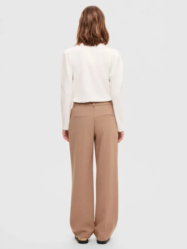 Toppe Og Bluser>SELECTED DRAPERET TOP White