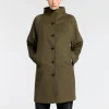 Overtøj>SELECTED ELEGANT FRAKKE Green