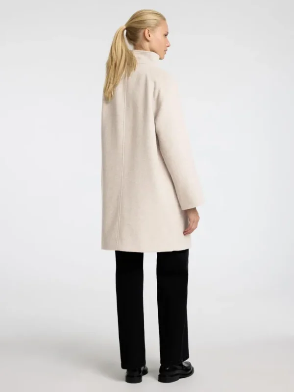 Overtøj>SELECTED ELEGANT FRAKKE Beige