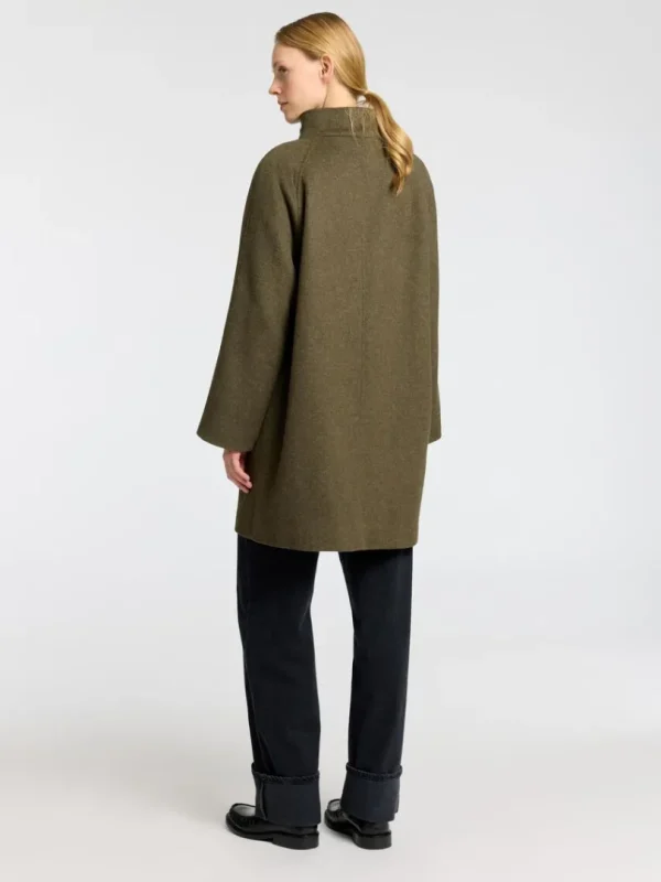 Overtøj>SELECTED ELEGANT FRAKKE Green